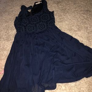Navy blue dress